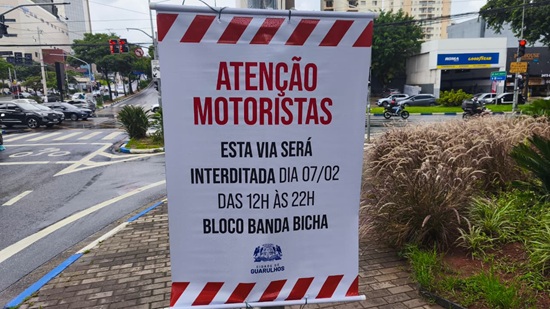 Guarulhos terá interdições no trânsito no sábado para passagem da banda Bicha; confira aqui