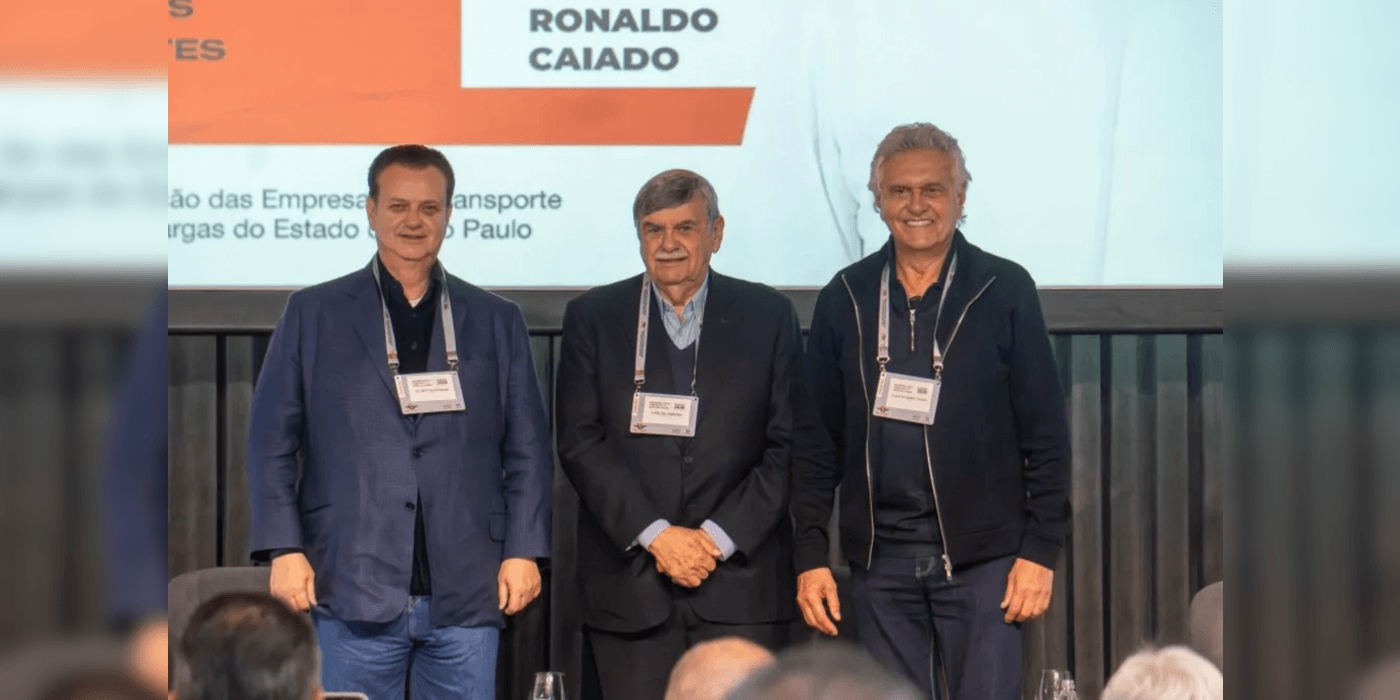 Candidato à Presidência Ronaldo Caiado recebe propostas do transporte de cargas em encontro com empresários em São Paulo