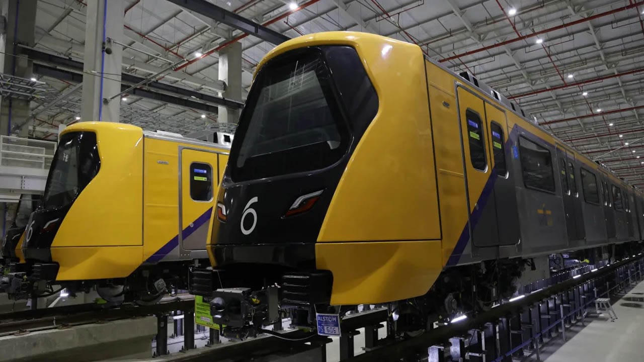 Fabricados pela Alstom em Taubaté, novos trens começam a rodar na Linha 6-Laranja