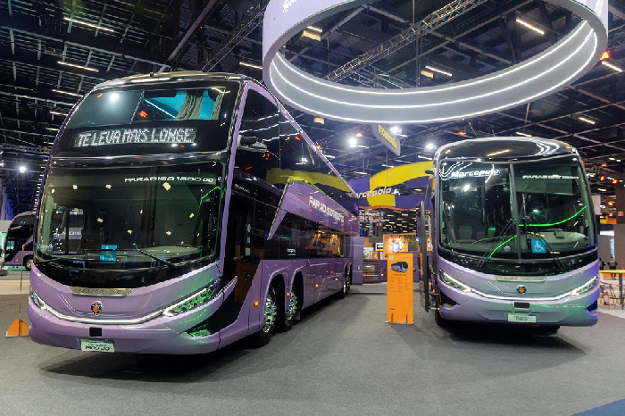 Marcopolo encerra Lat.Bus 2026 com mais de 300 ônibus comercializados e foco em soluções para a mobilidade