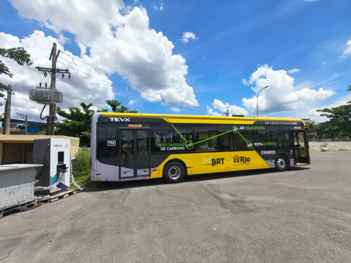 Ônibus 100% elétrico será testado na linha 28 do serviço Conexão BRT