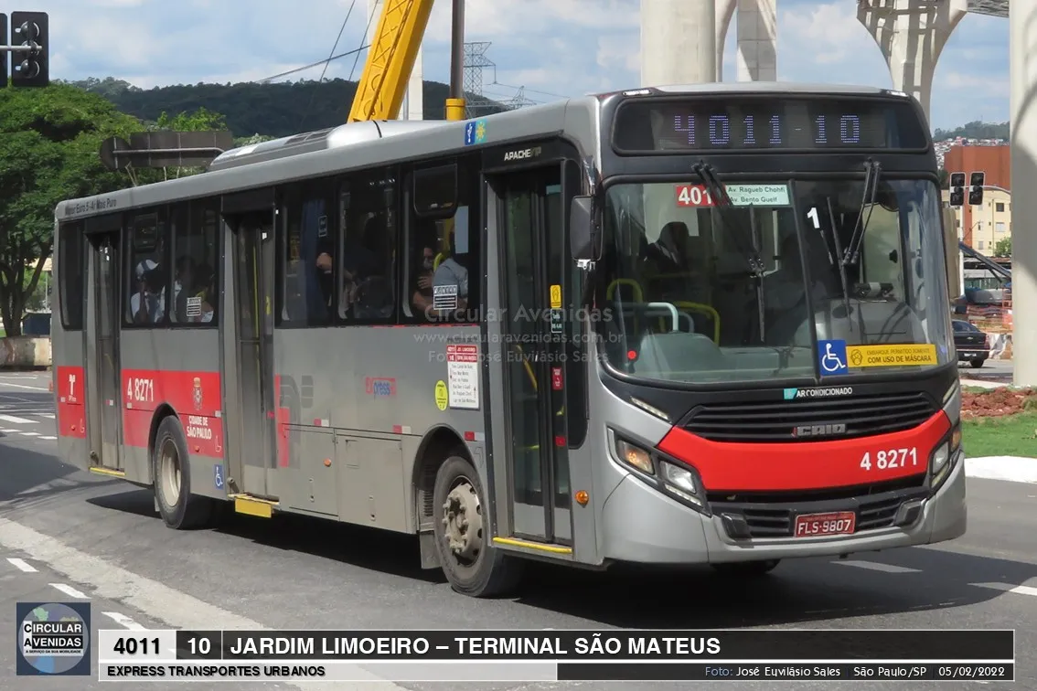 Parque Boa Esperança | 24 a 27/08: obras da Linha 15-Prata desvia linhas nas próximas noites