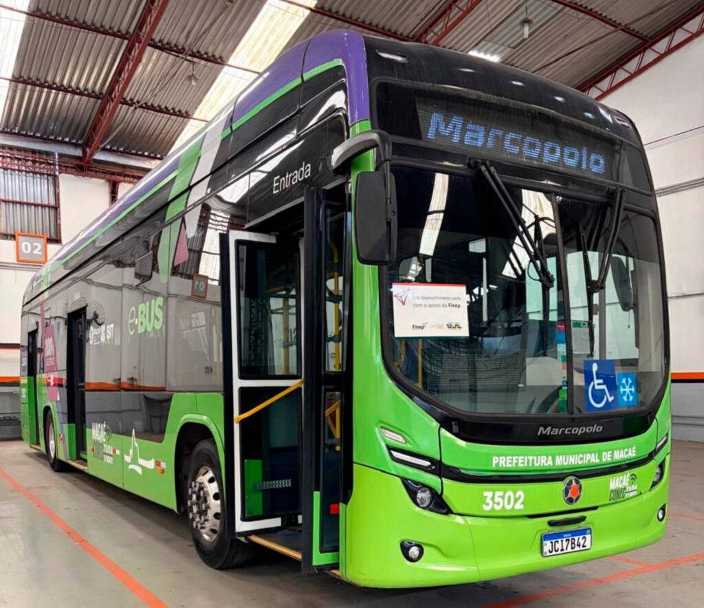 Marcopolo testa ônibus elétrico Attivi Integral em Macaé e comprova eficiência em operação urbana