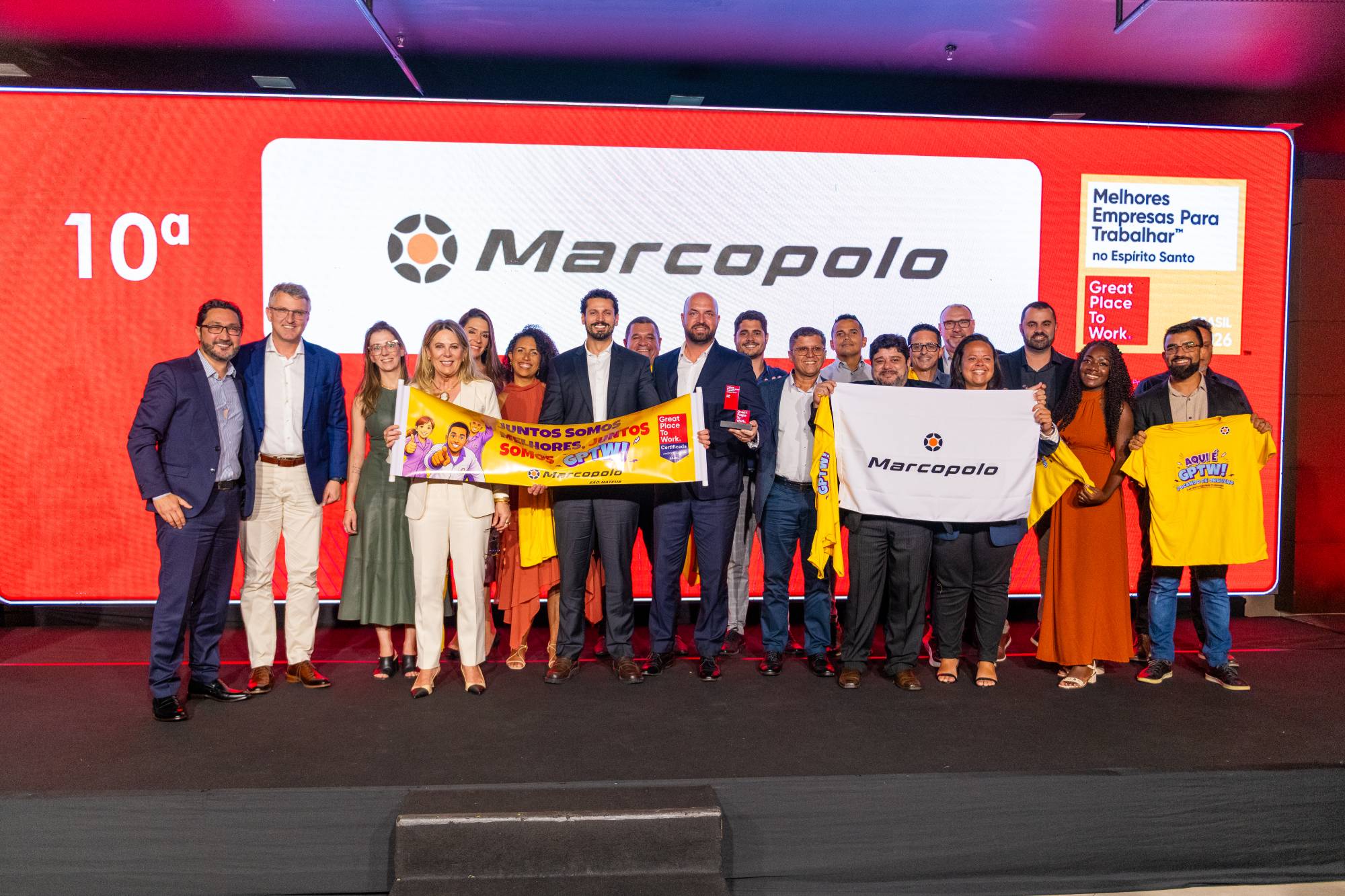 Unidade da Marcopolo em São Mateus entra no ranking GPTW Espírito Santo 2026