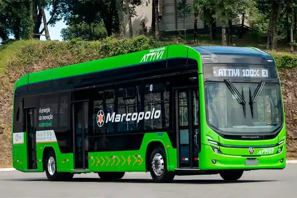 Marcopolo leva maior estande da LAT.BUS 2026 e destaca mobilidade, descarbonização e reforma tributária