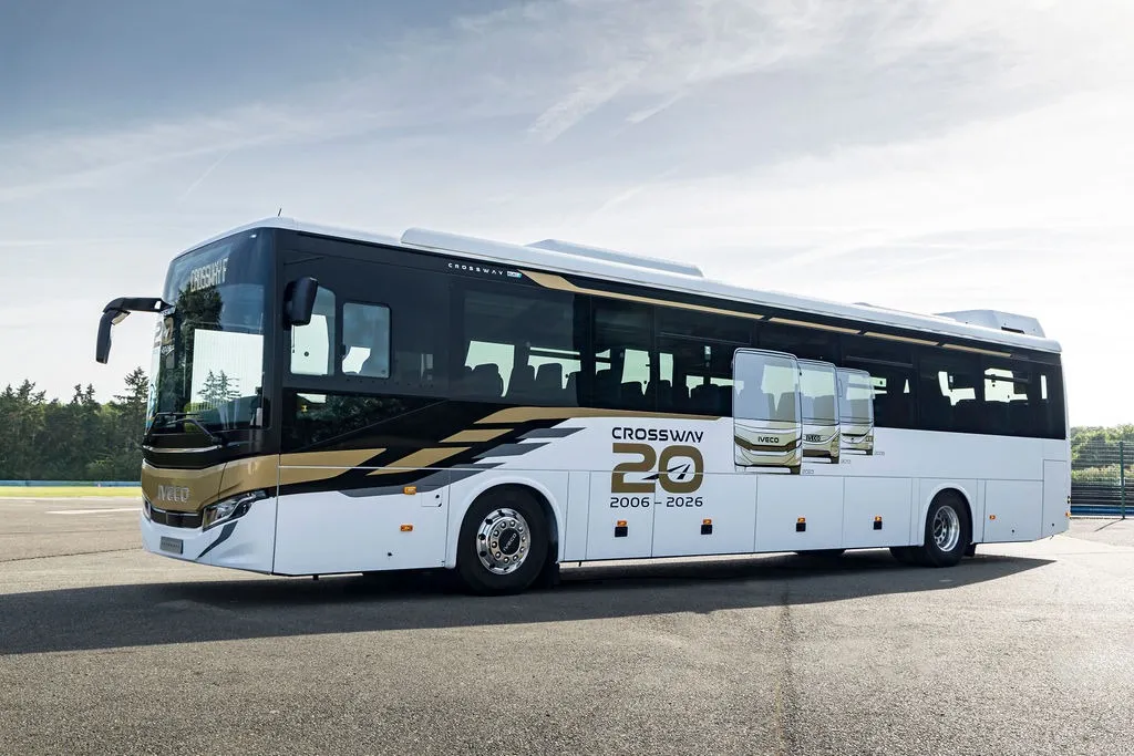 CROSSWAY Low Entry Elec supera autonomia de 500 km em testes em rotas interurbanas na Alemanha