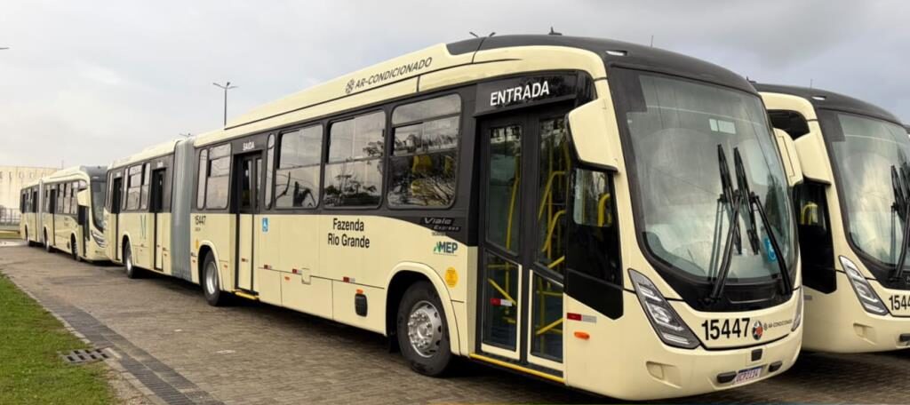 Fazenda Rio Grande recebe 37 novos ônibus para ligação com Curitiba