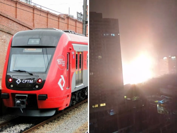 CPTM realiza testes durante a madrugada deste domingo (13) para avaliar danos causados por descarga elétrica que gerou incêndio em subestação de energia