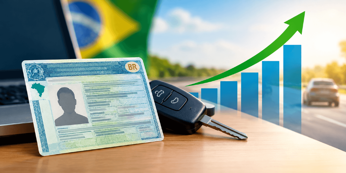 Programa CNH do Brasil aumenta pedidos de habilitação em mais de 200%