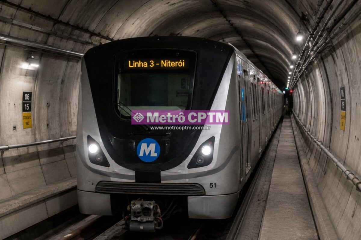 Linha 3 do Metrô do Rio pode abrigar vários serviços em seus 50 km de extensão