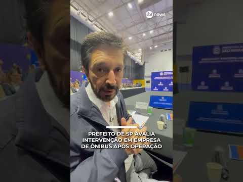Ricardo Nunes avalia intervir em empresa de ônibus de SP | #sbtnews