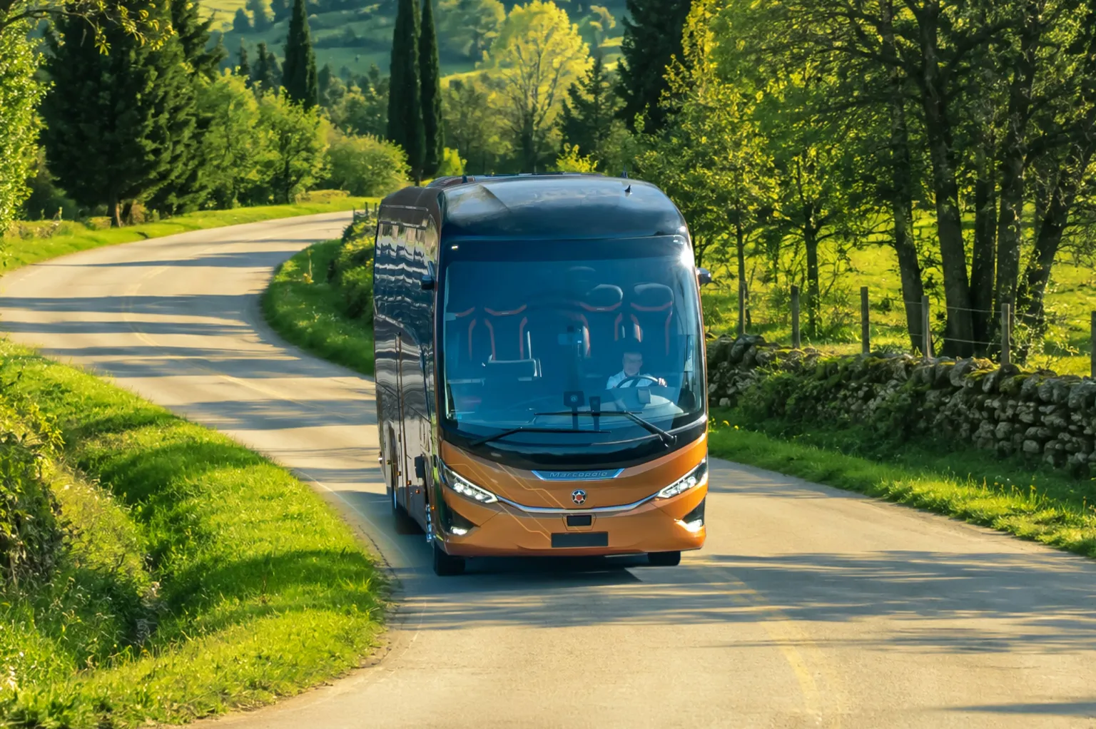 Marcopolo apresenta Paradiso G8 desenvolvido para o mercado europeu na FIAA 2026