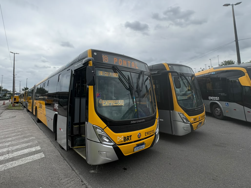 MOBI-Rio amplia operação da linha 18 do BRT entre Pontal e Jardim Oceânico a partir de segunda-feira (21)