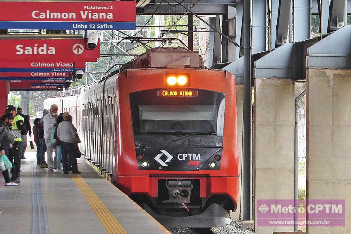 Vandalismo paralisou parte da Linha 12-Safira nesta sexta (18)