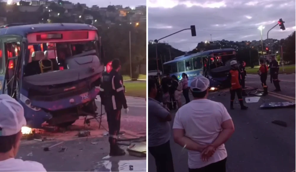 Acidente entre ônibus e caminhão deixa 13 pessoas feridas na BR-259 em Colatina