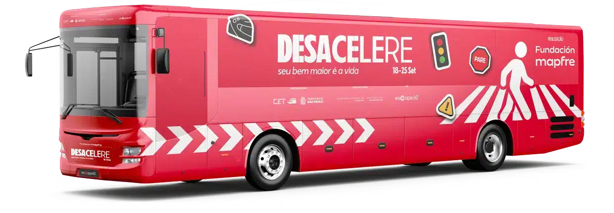 Escape Bus gratuito da Fundación Mapfre leva ação de segurança viária a São Paulo
