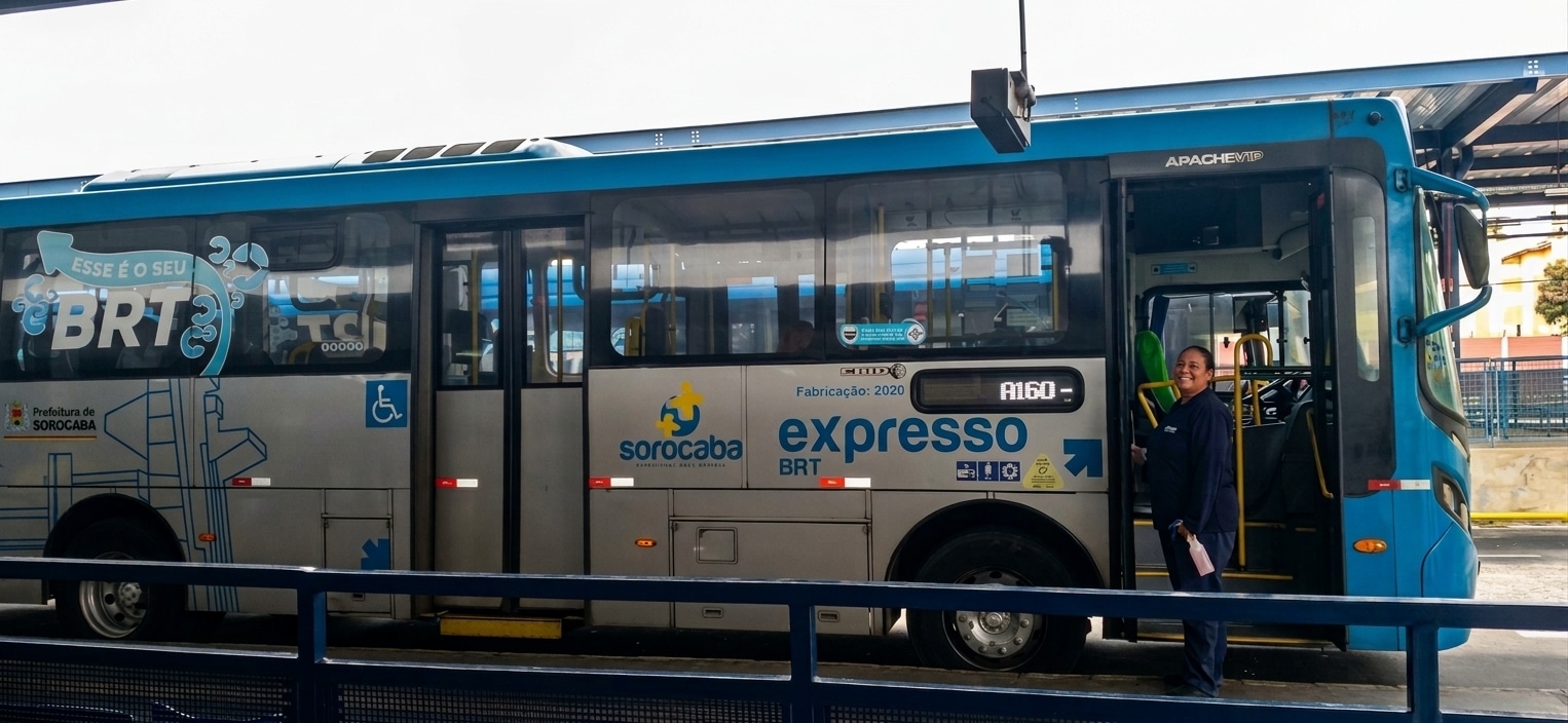 BRT Sorocaba transforma garagem em ponto de cuidado com a saúde dos funcionários