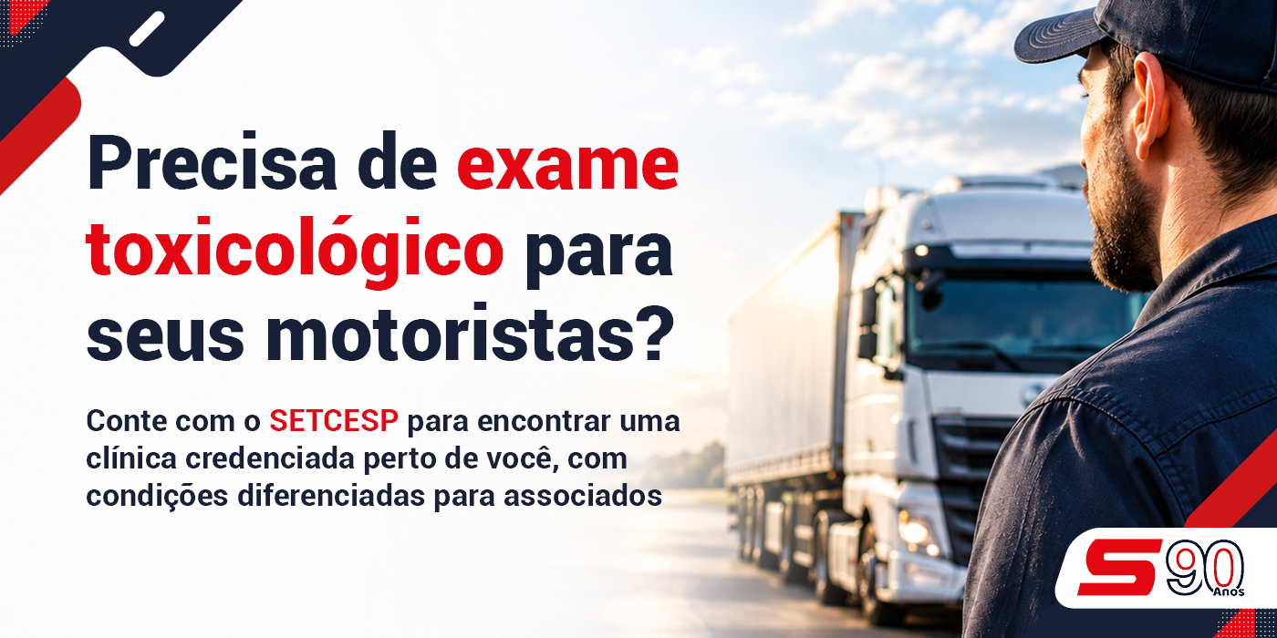 Exame toxicológico para motoristas: preço, clínicas e como solicitar pelo SETCESP