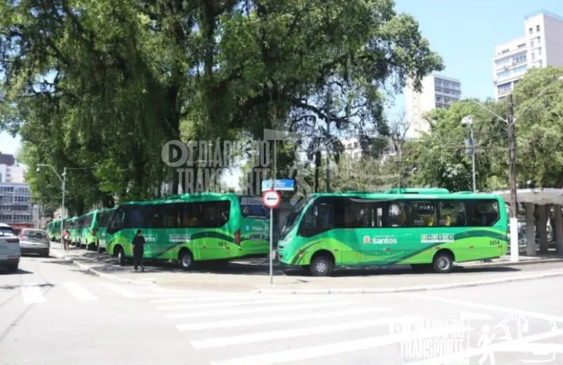 Santos (SP) recebe 14 novos micro-ônibus da Viação Piracicabana para linhas dos morros