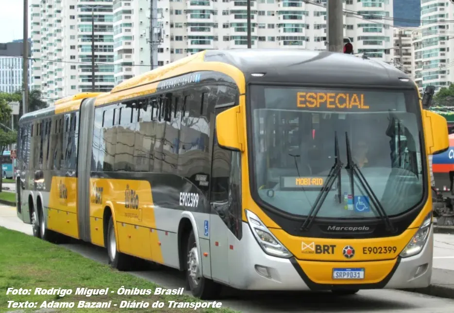 Mobi-Rio contrata mais de R$ 403 mil em peças para ônibus Mercedes-Benz e abre nova licitação para manutenção da frota
