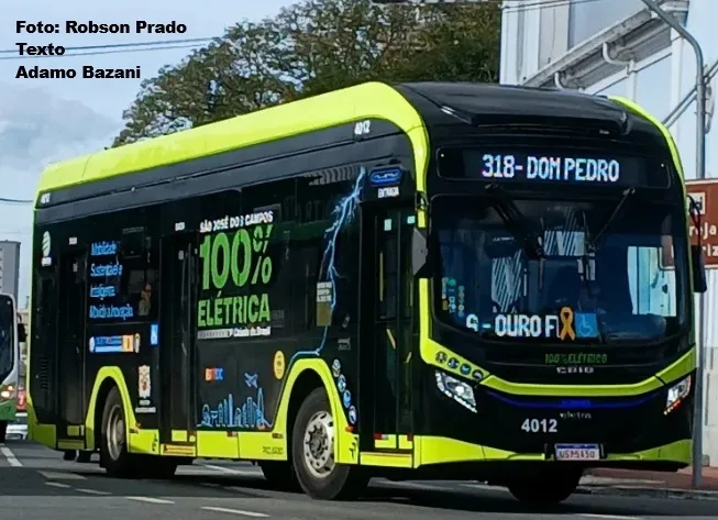 São José dos Campos prevê receber 89 ônibus elétricos até dezembro, mas conclusão da frota de 400 veículos fica para 2027
