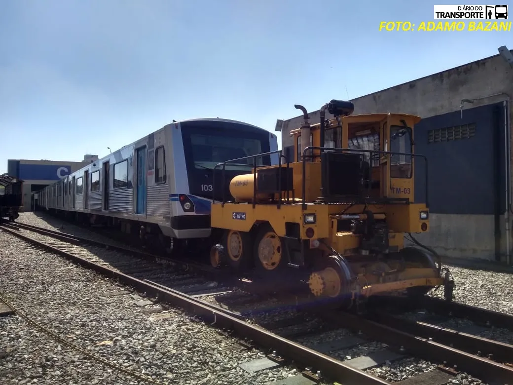 Metrô de São Paulo abre licitação para comprar peças de tratores usados nas manobras dos trens e outros equipamentos de manutenção