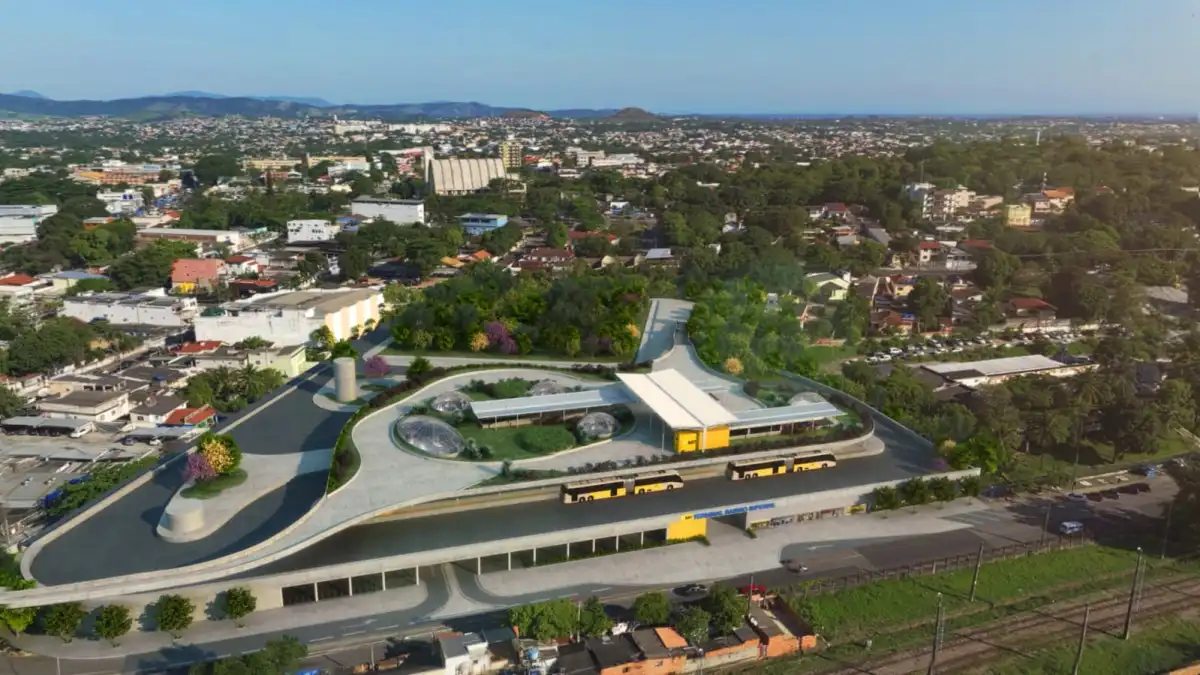 Prefeitura do Rio de Janeiro autoriza mudanças nas obras do Terminal BRT Imperial de Santa Cruz, sem alterar valor e cronograma