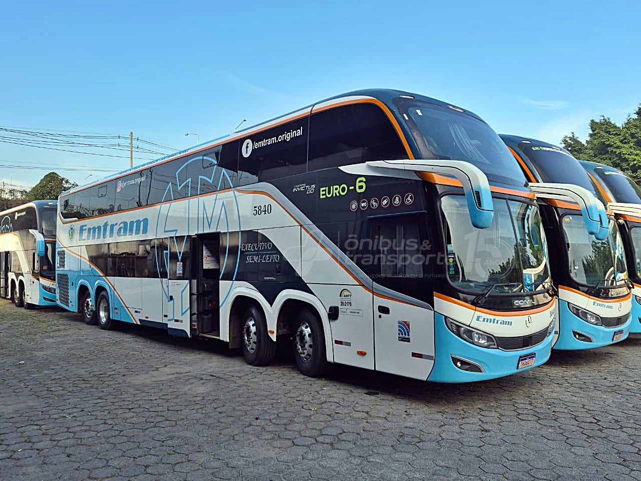 Emtram coloca 86 ônibus à venda com modelos a partir de R$ 75 mil e opções Double Decker