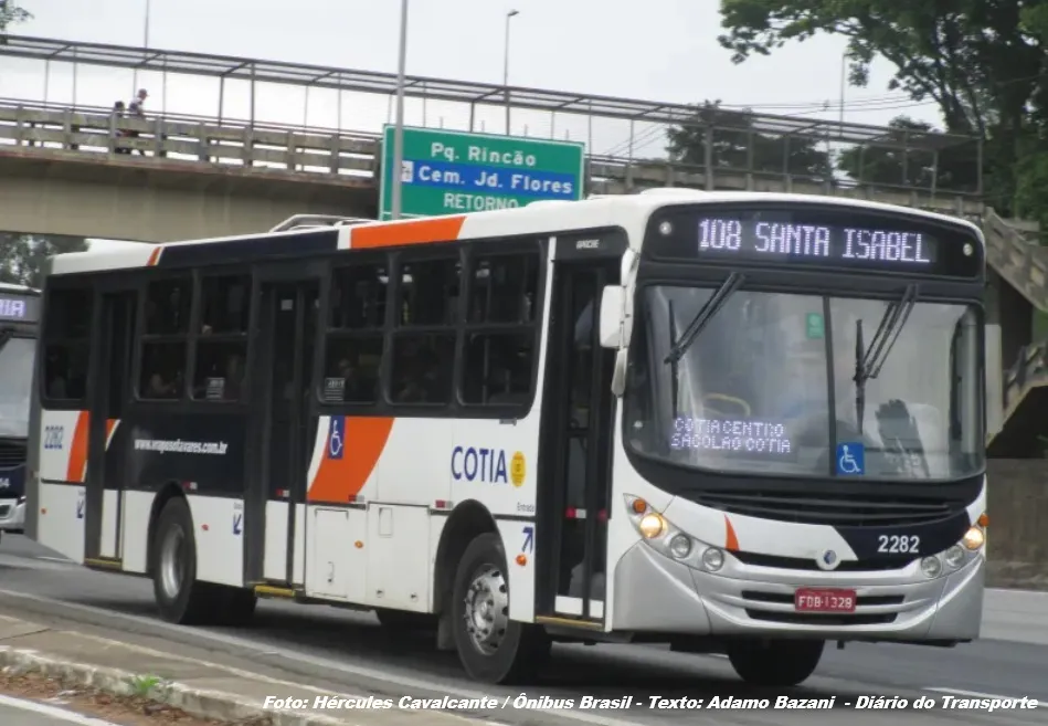 Cotia (SP) vai licitar sistema de ônibus e assina nesta segunda-feira (28) ordem de serviço para estudo