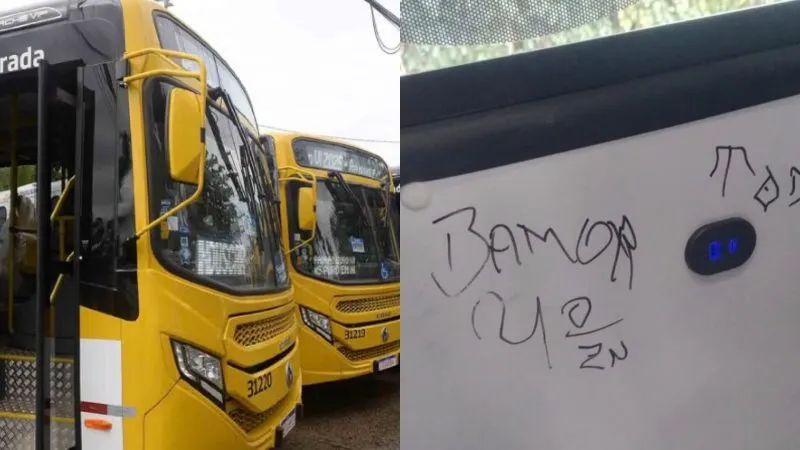 Ônibus recém-entregues em Salvador (BA) são alvo de vandalismo