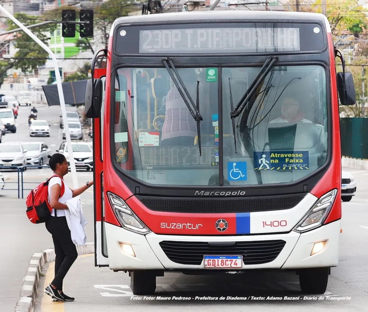 Diadema (SP) deixa de aceitar cartão de vale-transporte nos ônibus a partir de quinta-feira (1º) e adota reconhecimento facial