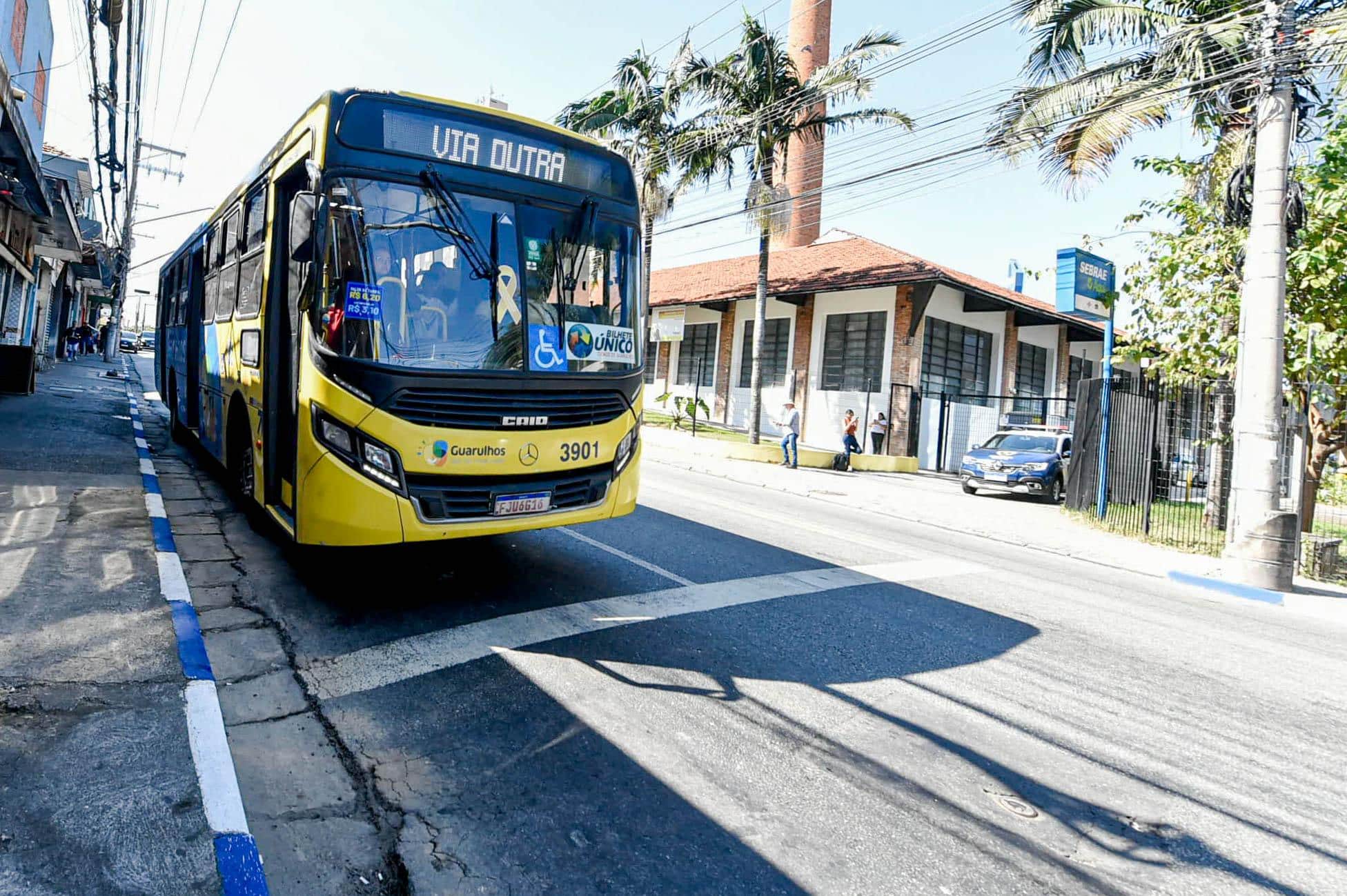 Transporte municipal gratuito em Guarulhos no domingo das eleições