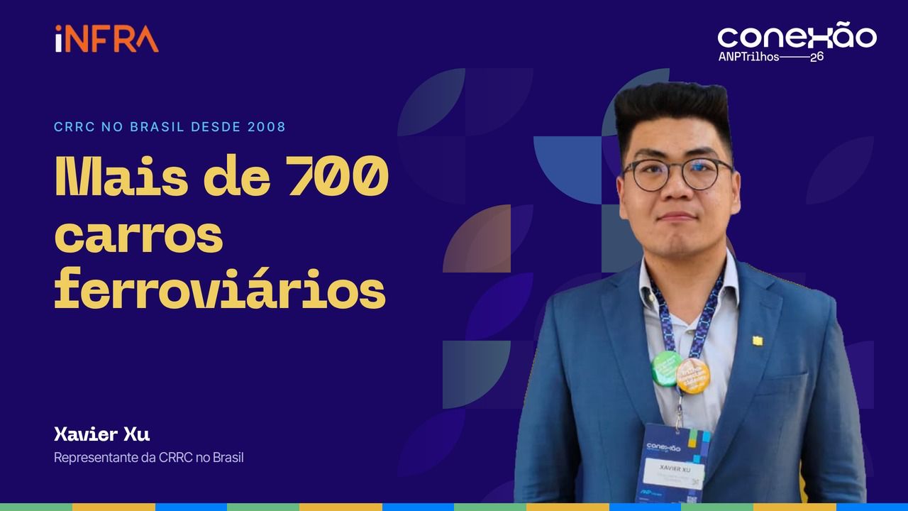 CRRC já forneceu mais de 700 carros ferroviários ao Brasil | Xavier Xu, CRRC