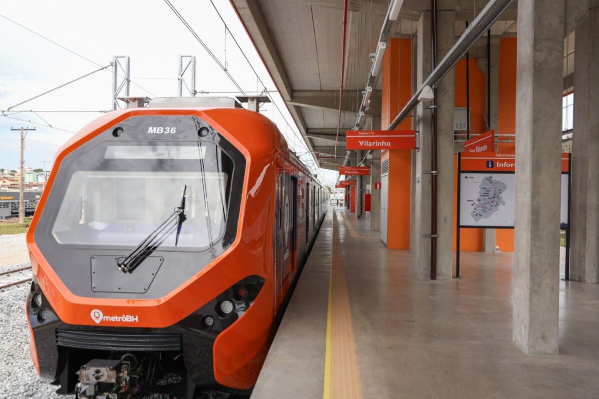 Obras de sinalização aumentam intervalos do Metrô de BH nesta semana
