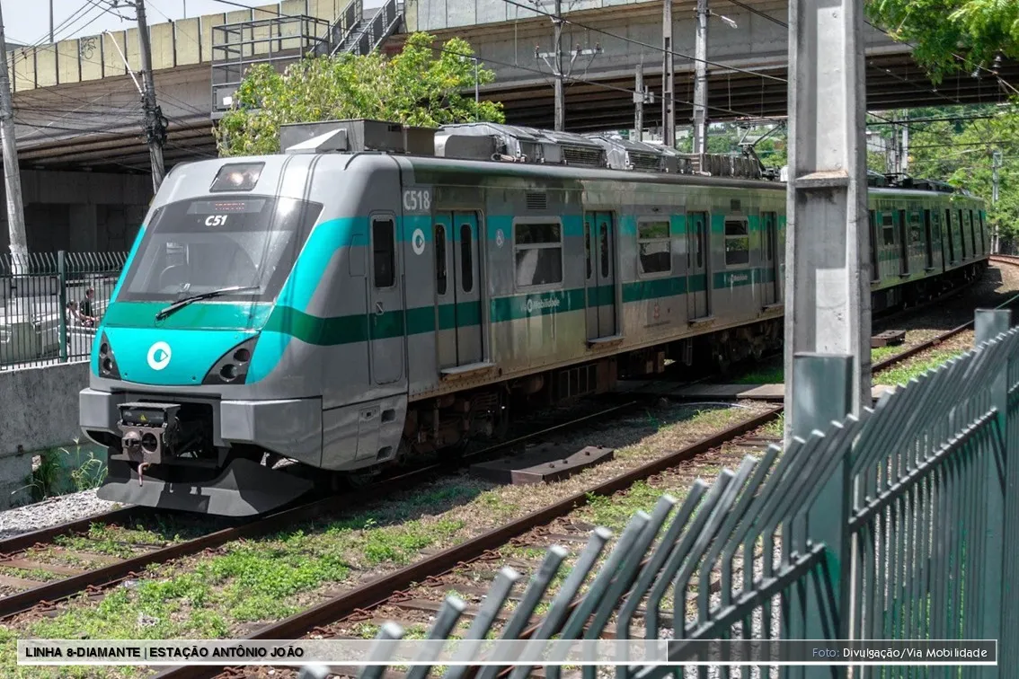 Linhas 8-Diamante e 9-Esmeralda | Confira os horários dos serviços de manutenção previstos para até 05/10