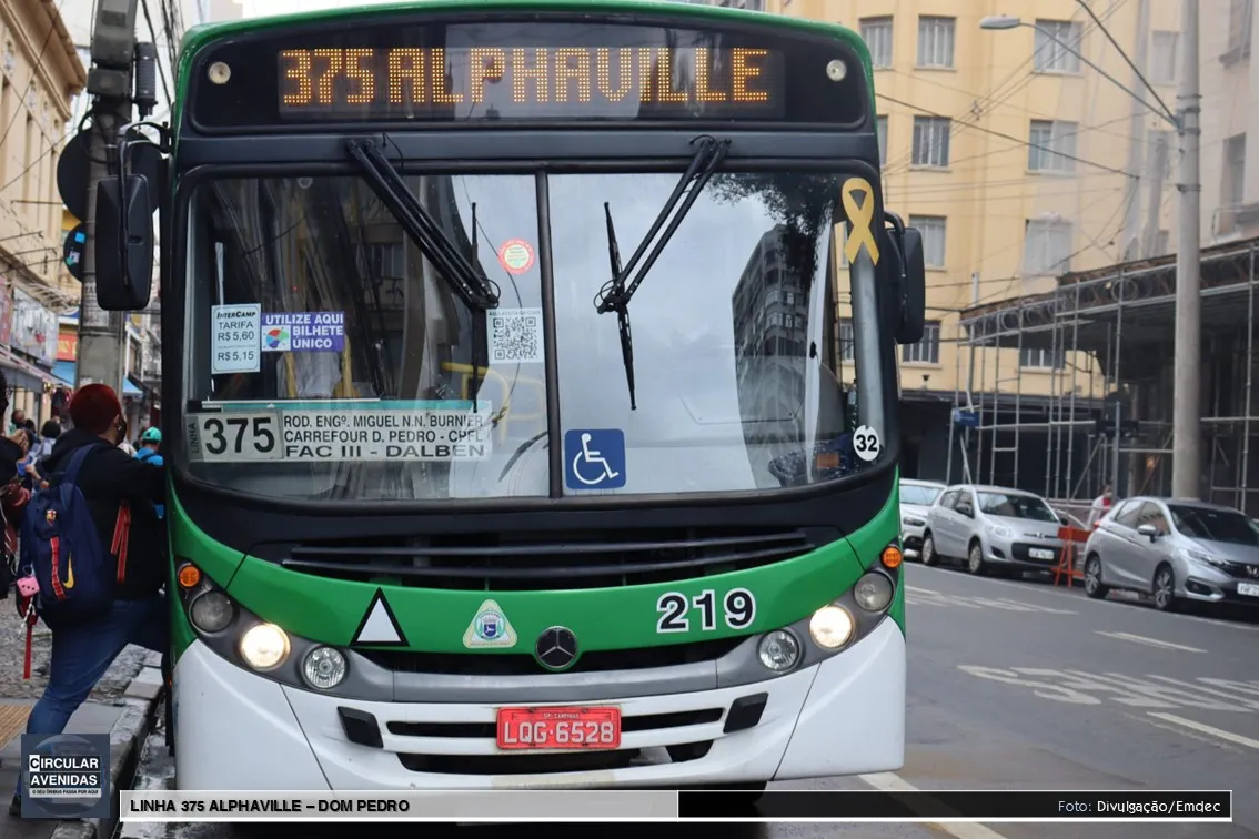 Campinas | Linhas 375, 381 e 383 terão ampliação de atendimento a partir desta quinta (1º/10)