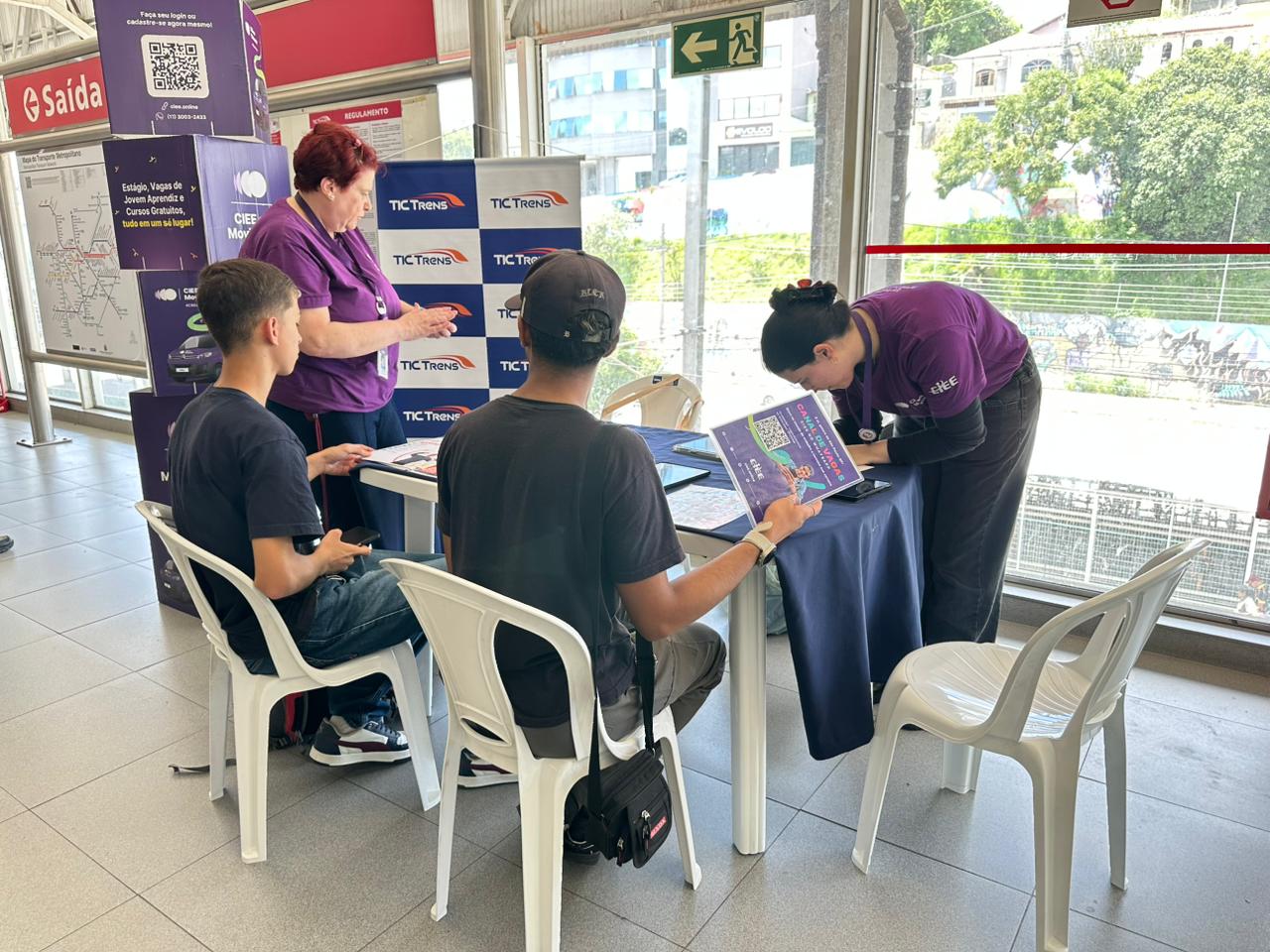 TIC Trens promove ação gratuita de orientação profissional em estações da Linha 7-Rubi