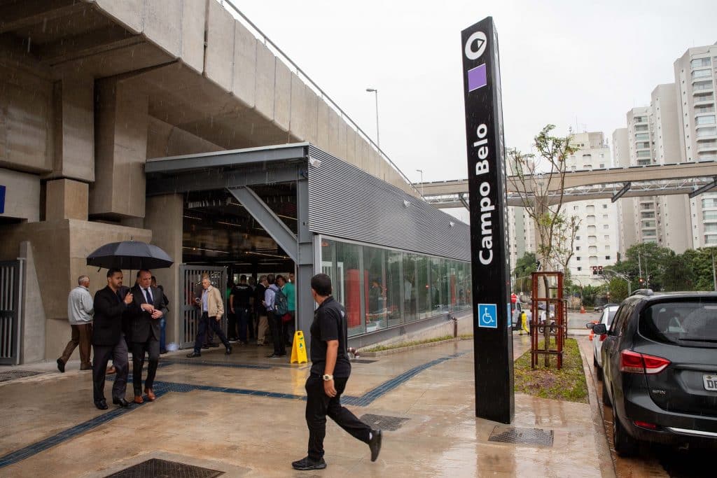 Estação Campo Belo da Linha 5-Lilás registra recorde de clientes transportados