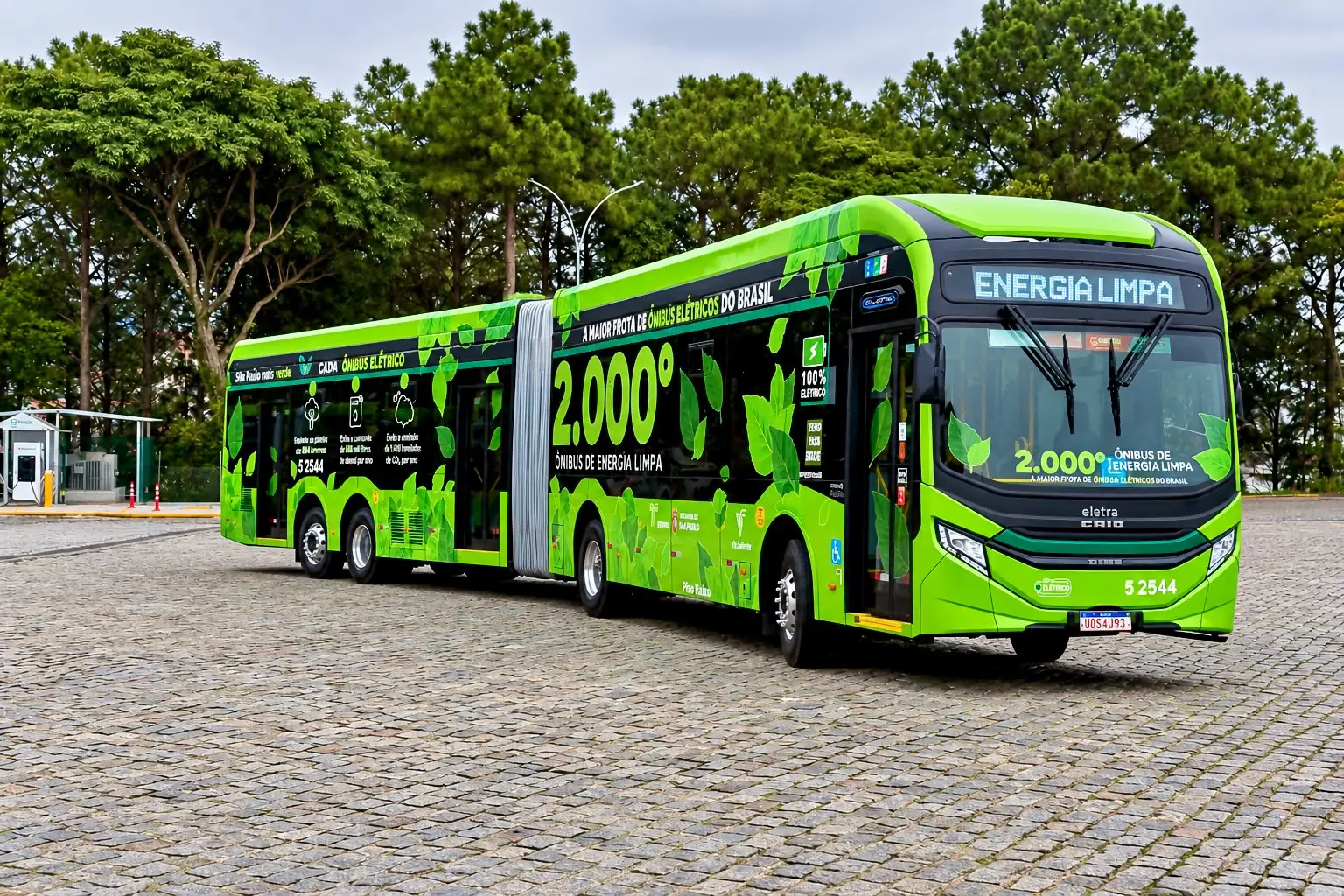 Eletra alcança 43% da frota elétrica de São Paulo e amplia participação na maior operação do país