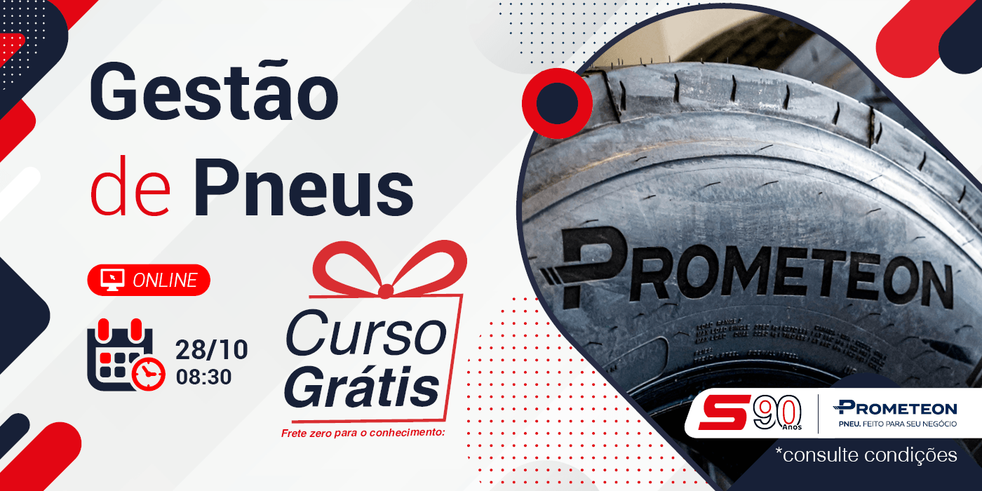 Curso Gestão de Pneus: saiba como reduzir custos e aumentar a vida útil da frota