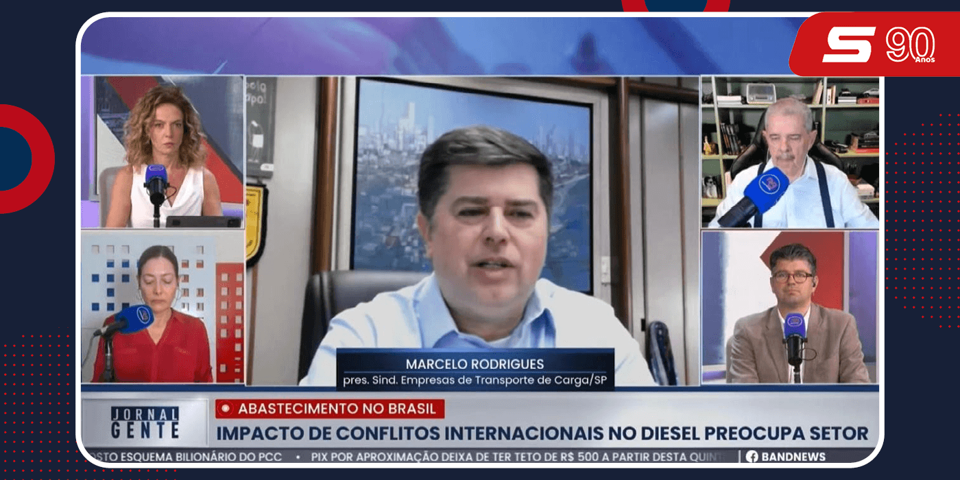 Presidente do SETCESP fala sobre a alta do diesel à Rádio Bandeirantes