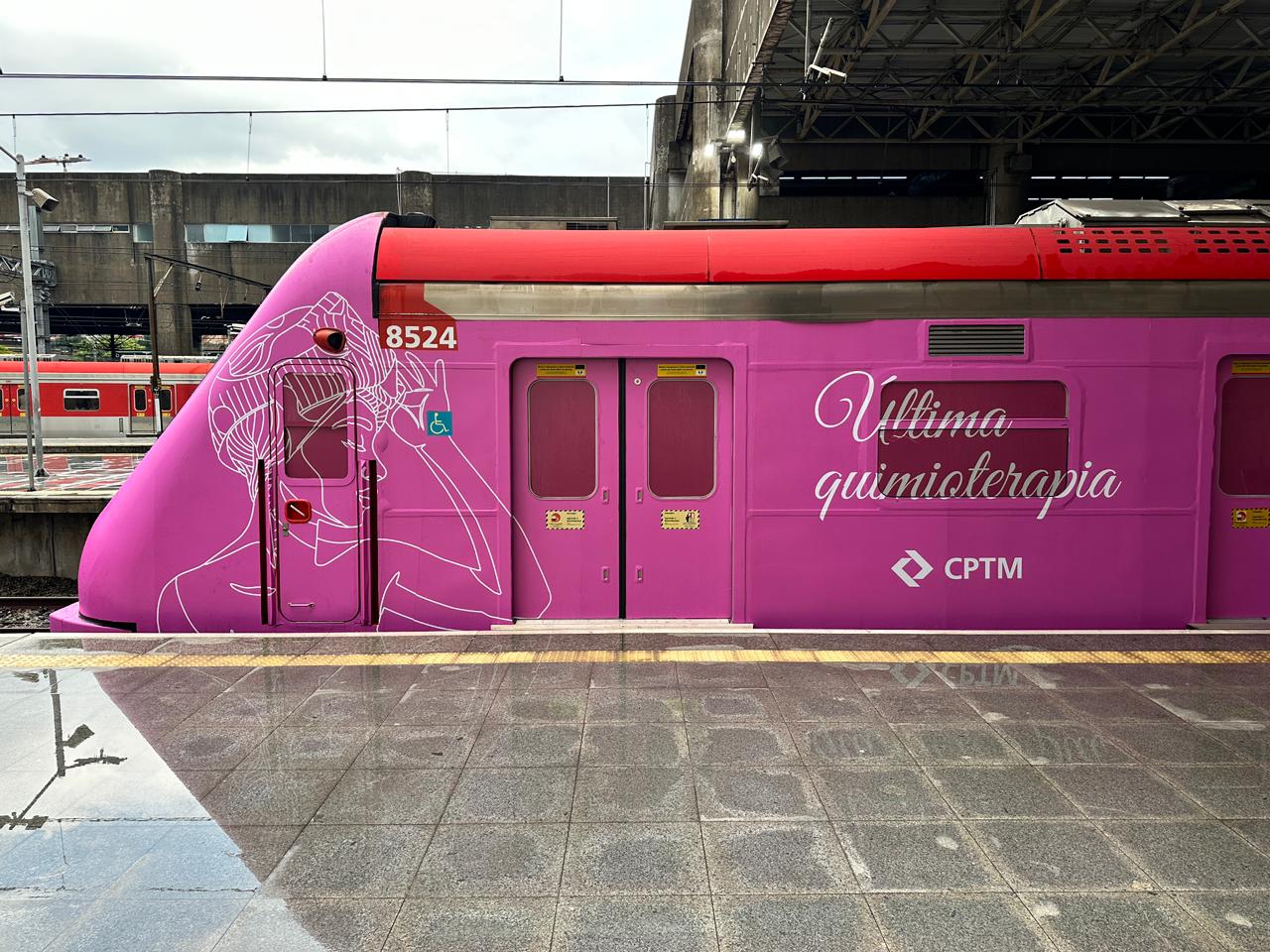 Lançado ‘Trem da Esperança’ com viagem simbólica de pacientes oncológicos e ‘Sino da Superação’ na Estação Brás